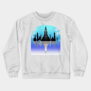 Thailand Temple Crewneck Sweatshirt